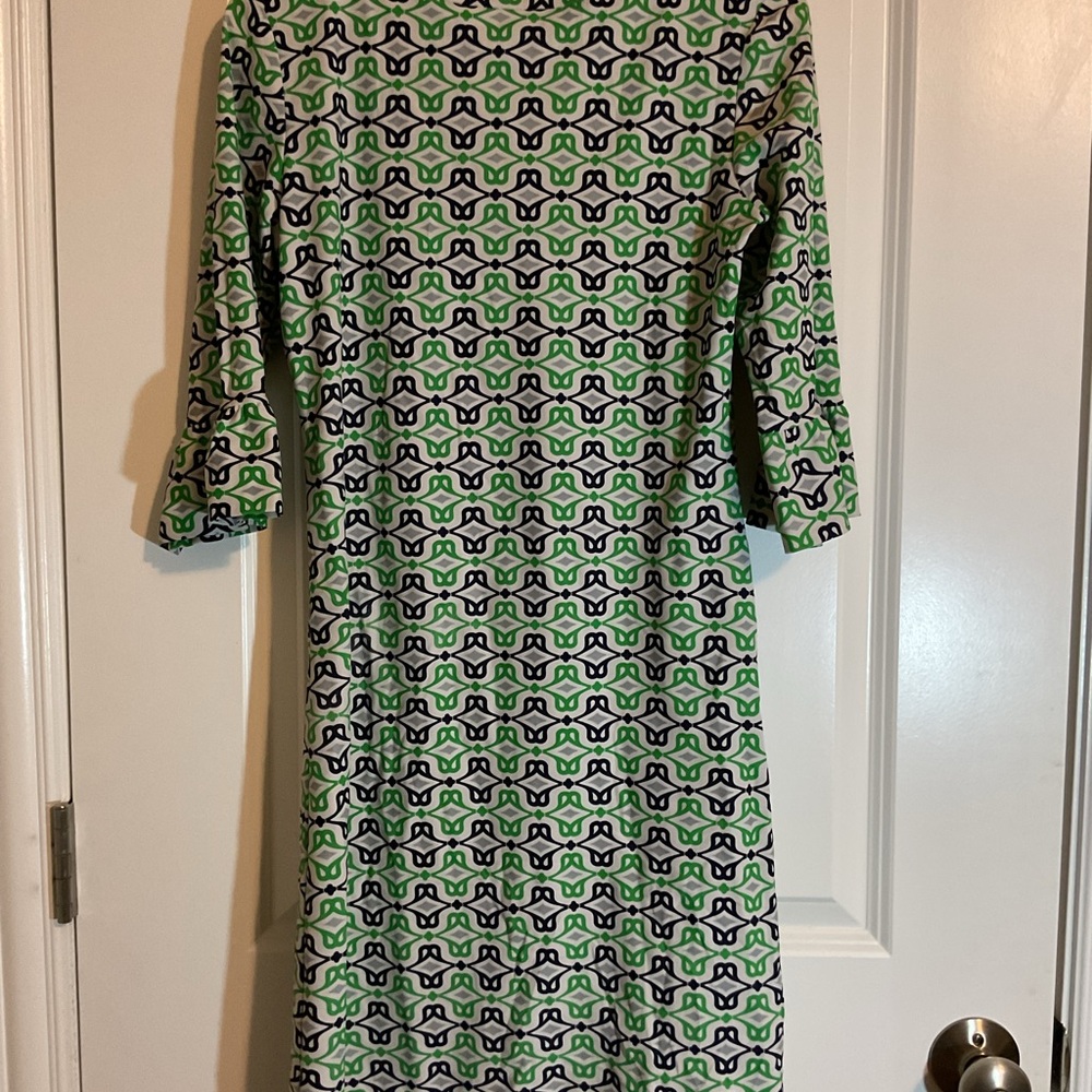 Green Patterned Dress - Picture 5 of 5